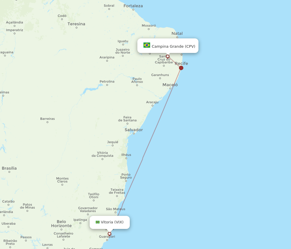 VIX-CPV flight routes