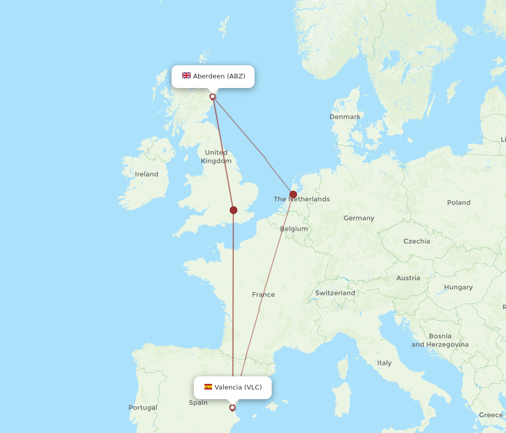 VLC-ABZ flight routes