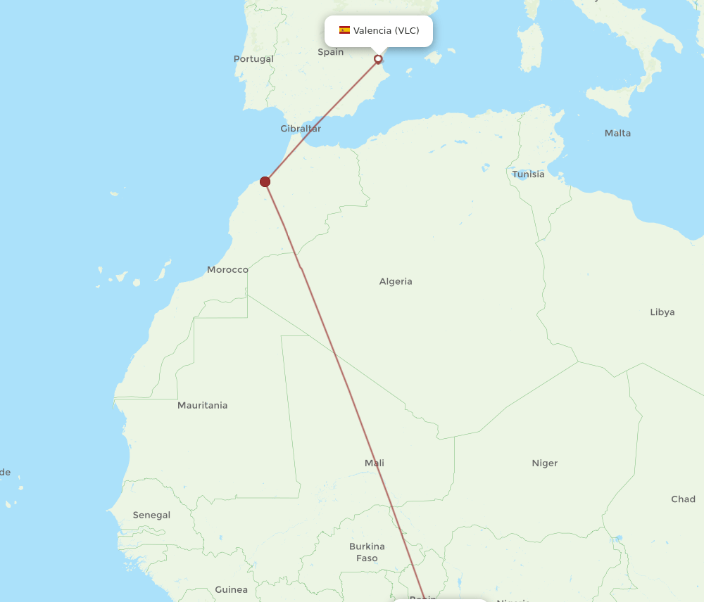 VLC-LOS flight routes