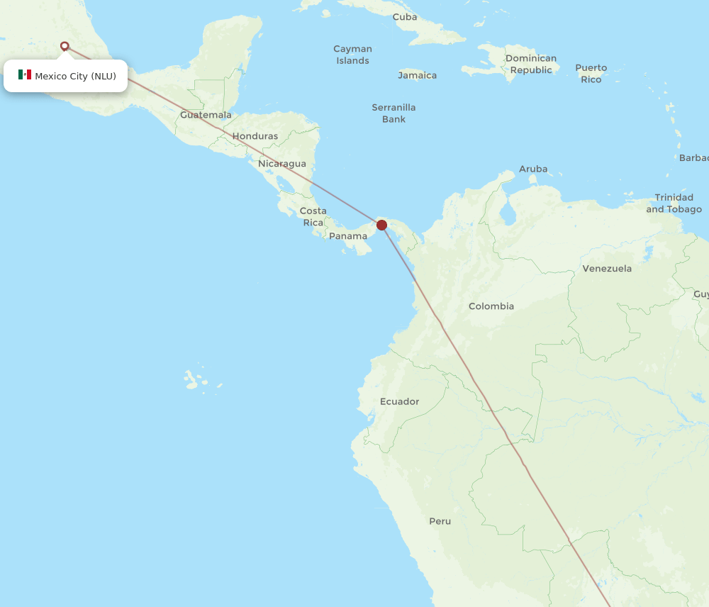 VVI-NLU flight routes
