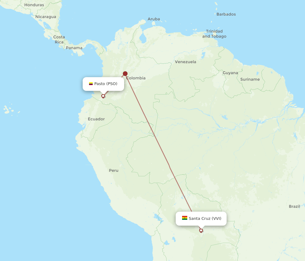 VVI-PSO flight routes