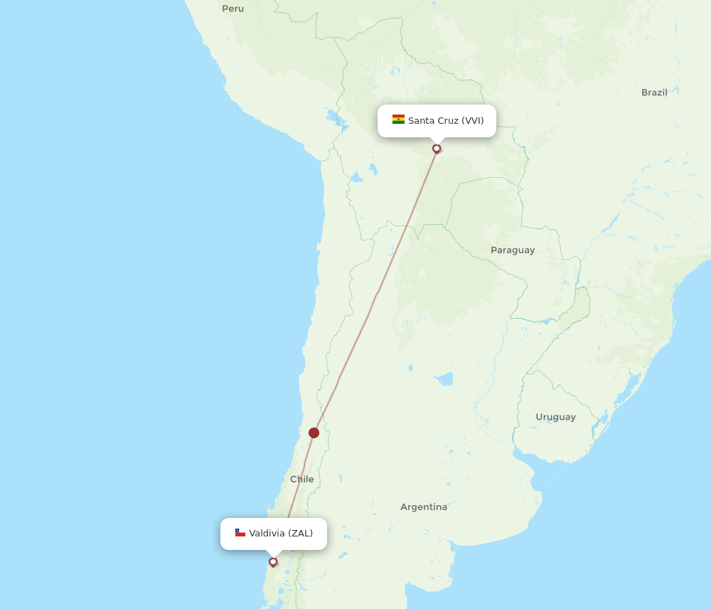 VVI-ZAL flight routes