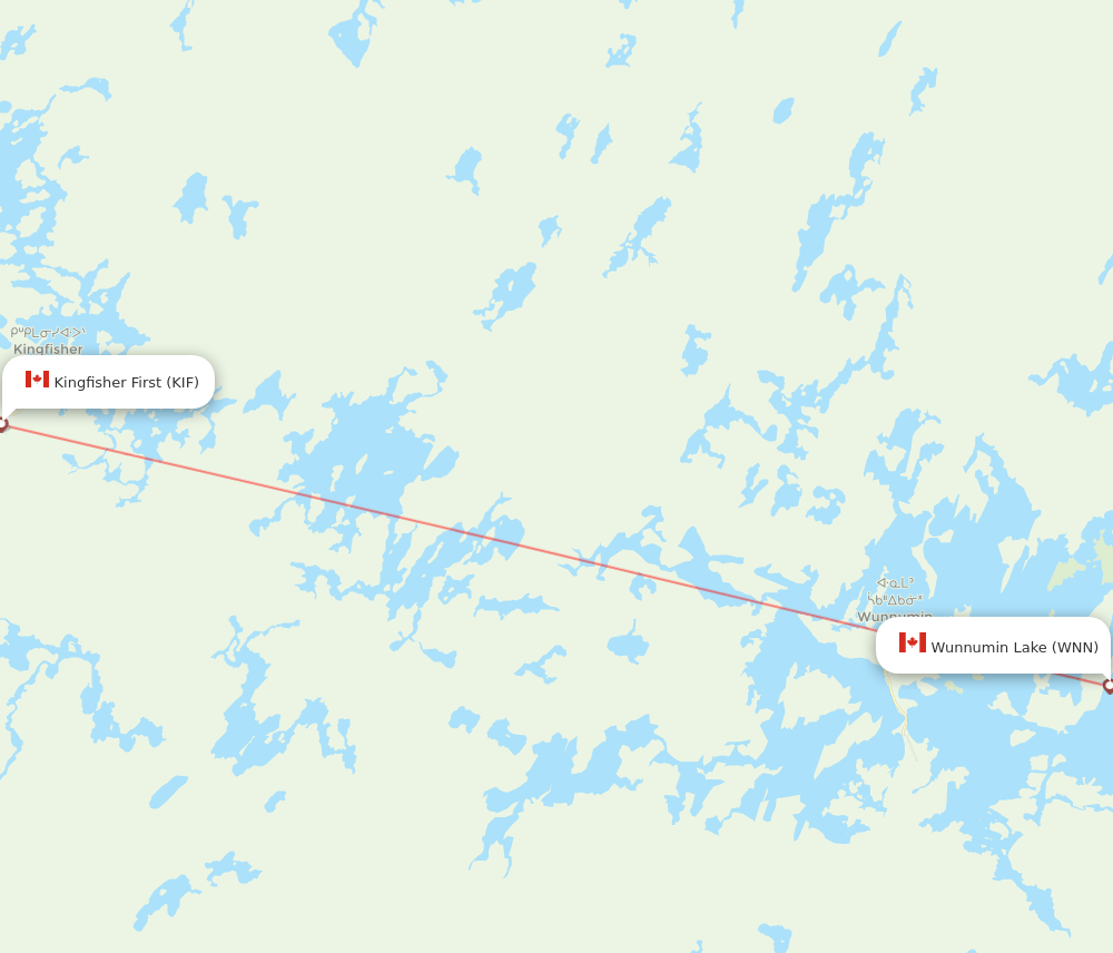 WNN to KIF flights and routes map