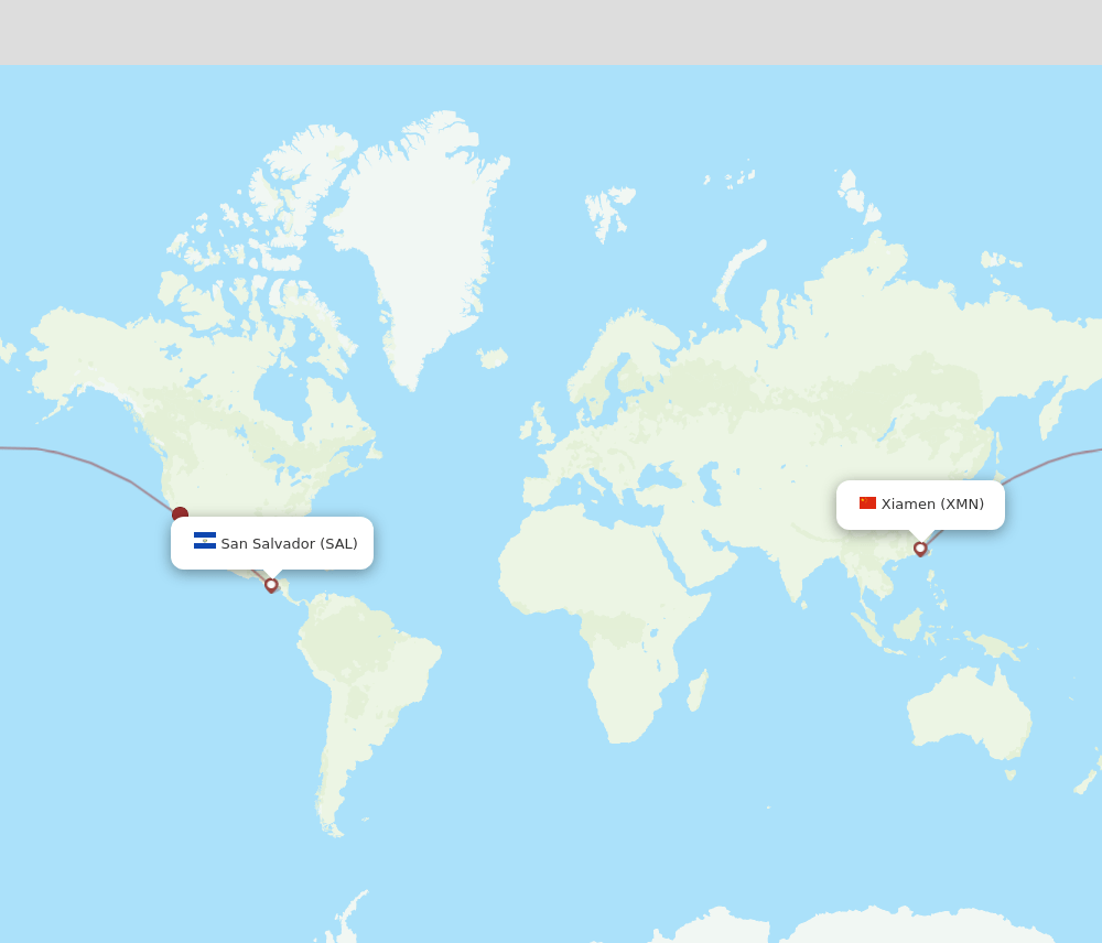 XMN-SAL flight routes