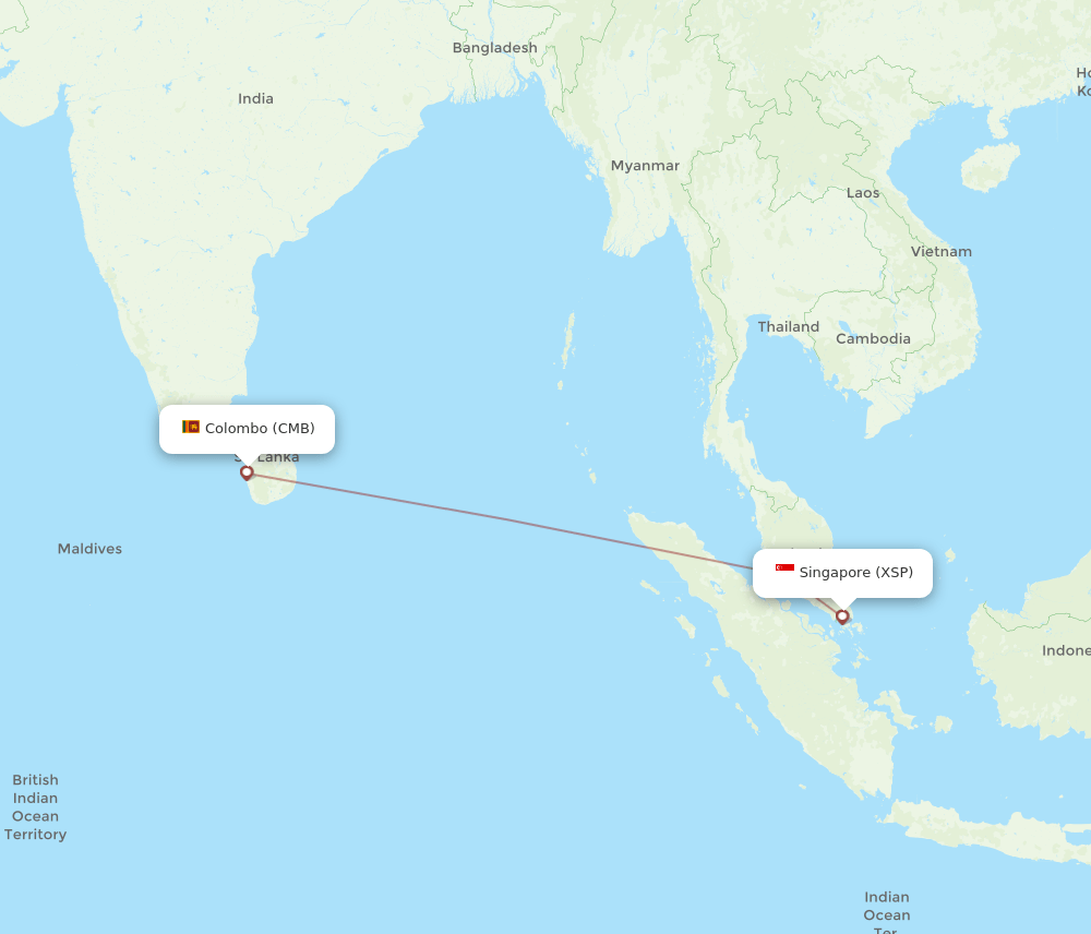 XSP-CMB flight routes