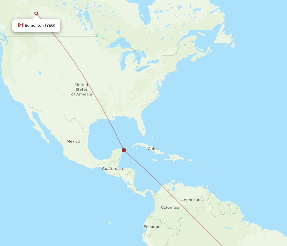 YEG-BSB flight routes