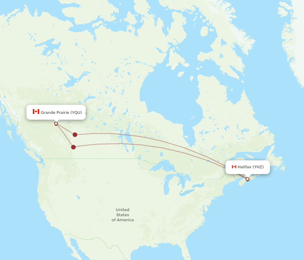 Flights from halifax to grande prairie yhz to yqu airlines best