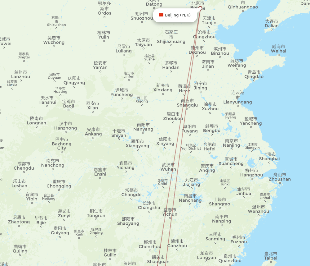 Flights From Yulin To Beijing YLX To PEK Flight Routes flights-from-yulin-to-beijing-ylx-to-pek-flight-routes