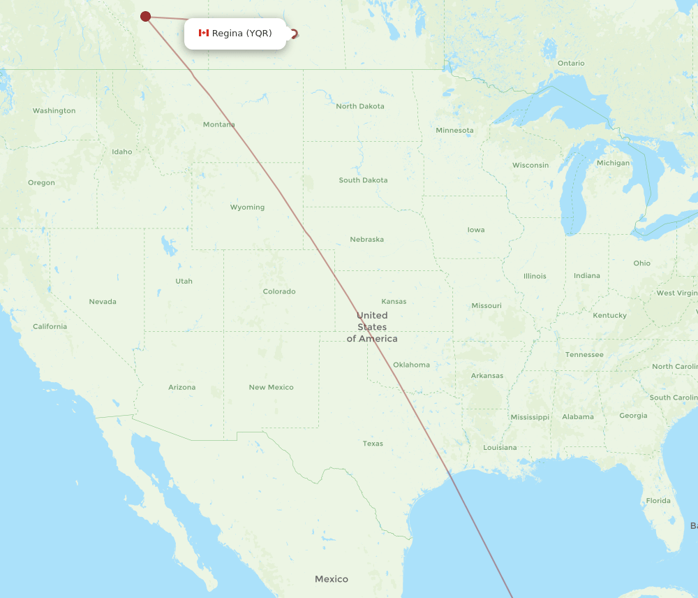 YQR-BZE flight routes
