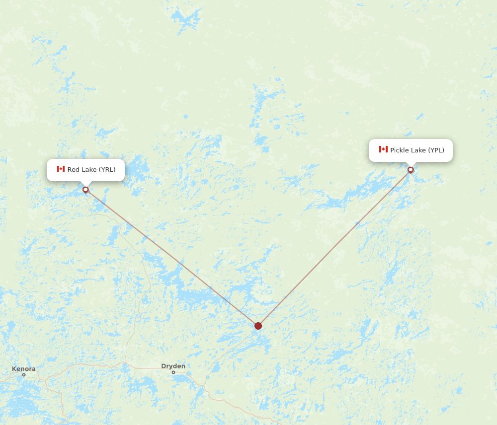 YRL-YPL flight routes