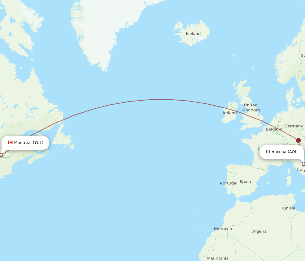 YUL-AOI flight routes
