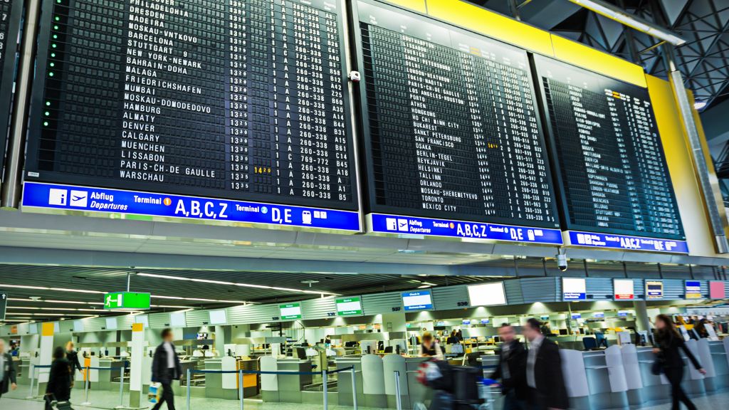 connecting flights frankfurt airport