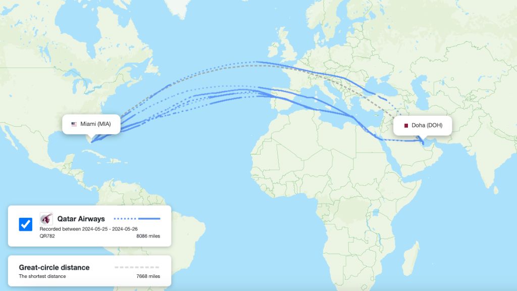 qatar airways avoid middle east